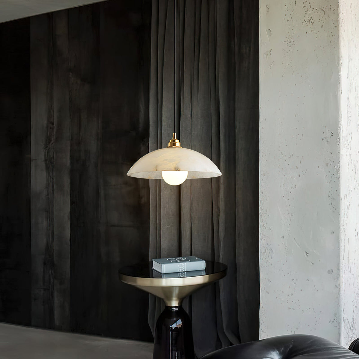 Alabaster Dome Pendant Light — view 31