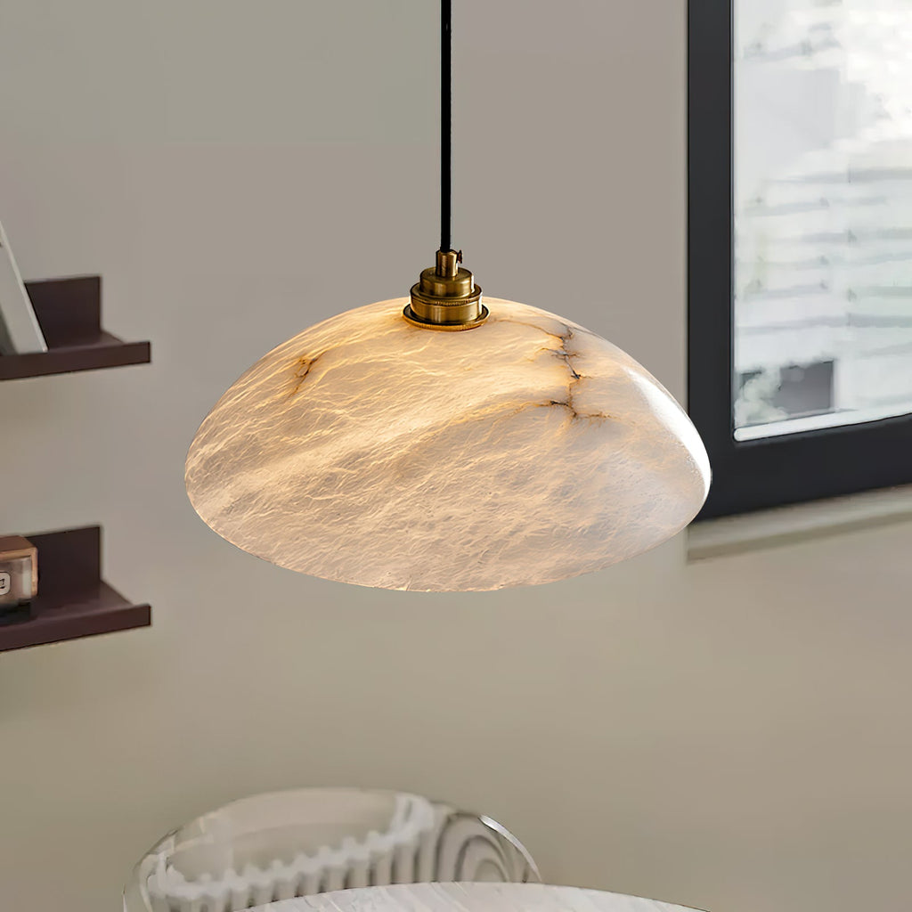 Alabaster Dome Pendant Light — view 33