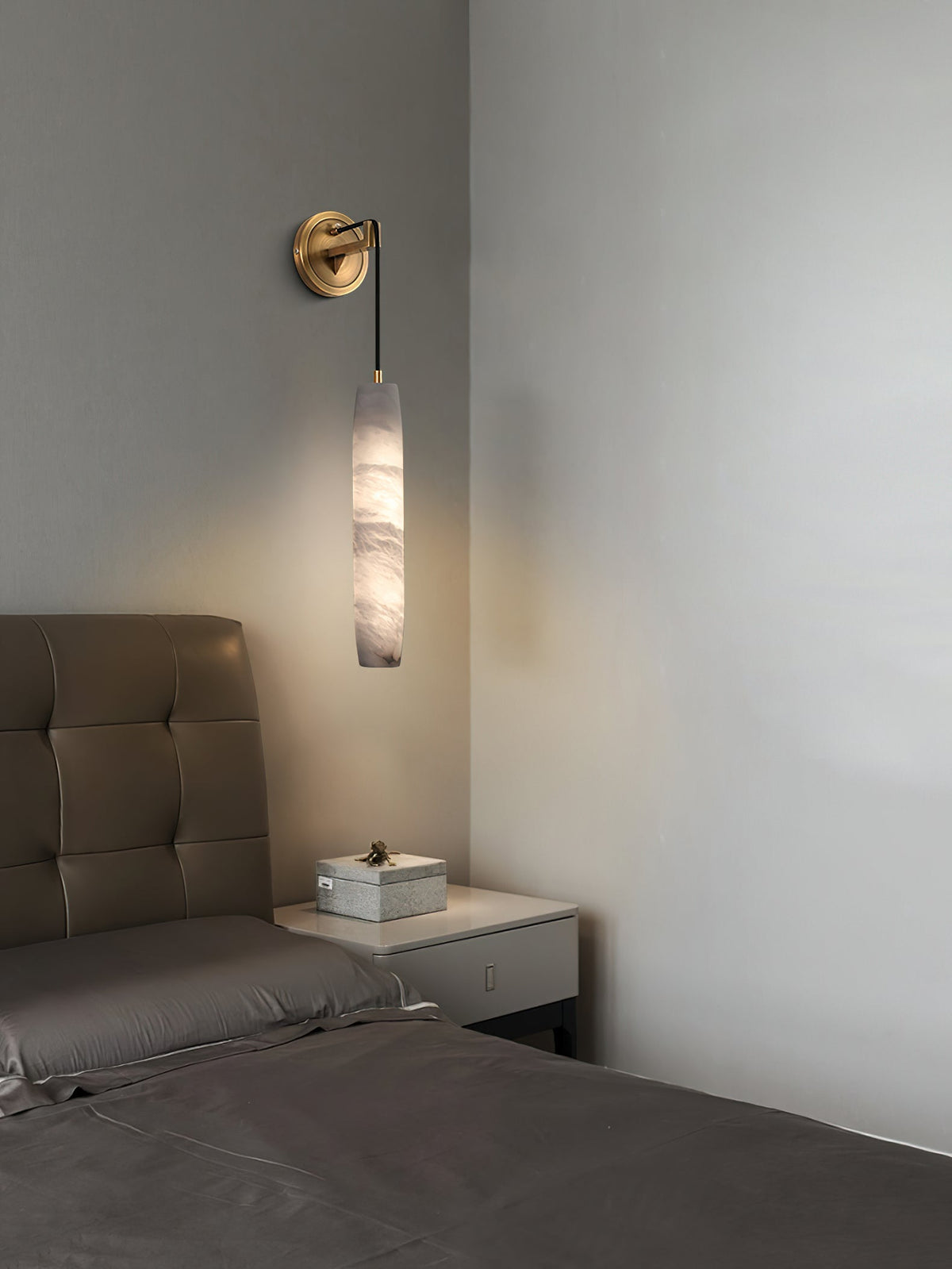 Alabaster Flute Wall Lamp — view 25