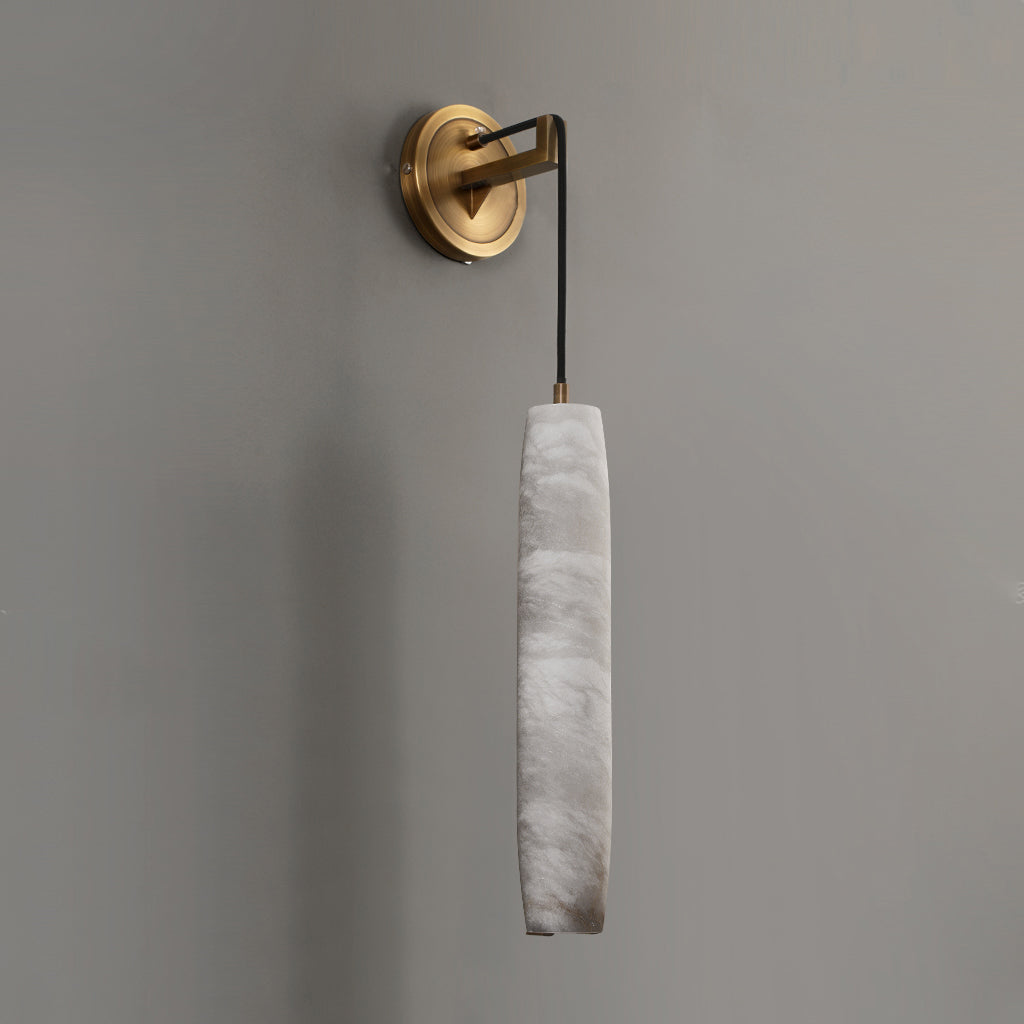 Alabaster Flute Wall Lamp — view 26