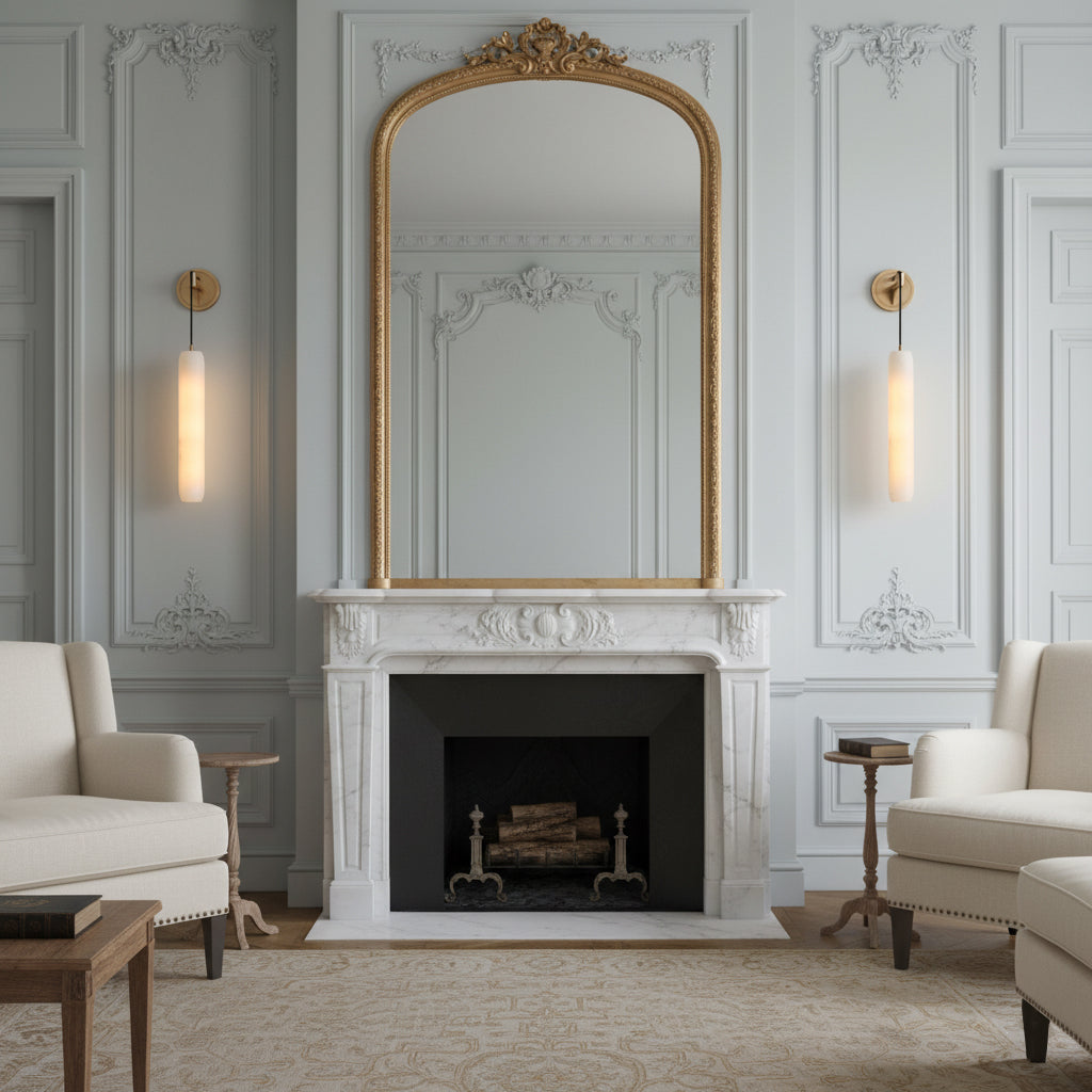 Alabaster Flute Wall Lamp — view 12