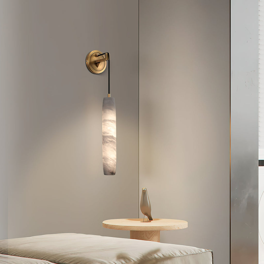 Alabaster Flute Wall Lamp — view 15