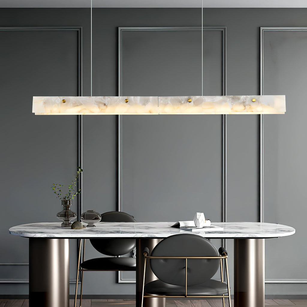 Alabaster LED Linear Pendant Light — view 9
