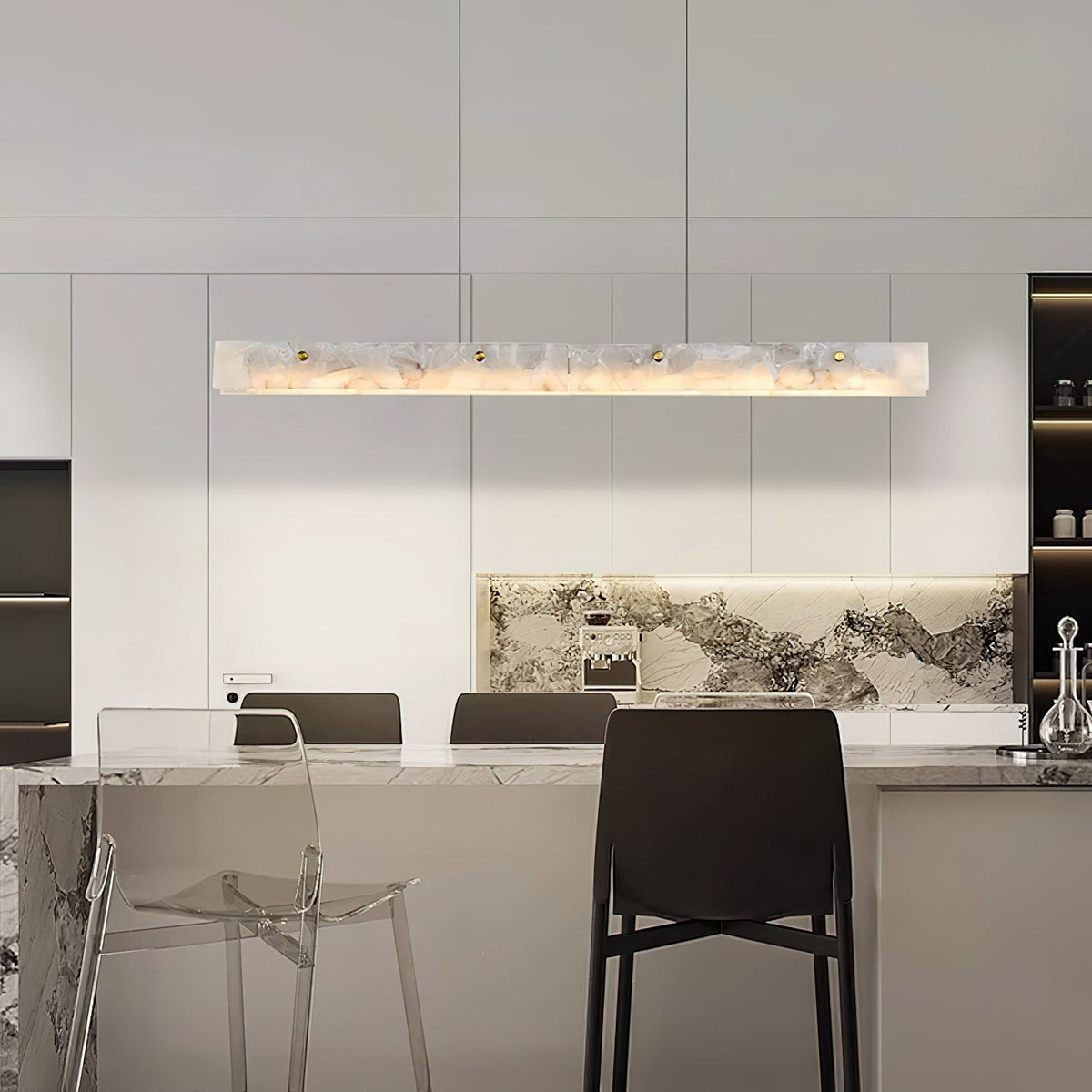 Alabaster LED Linear Pendant Light — view 2