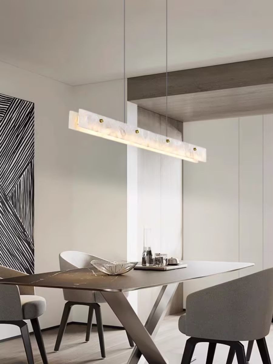 Alabaster LED Linear Pendant Light — view 20