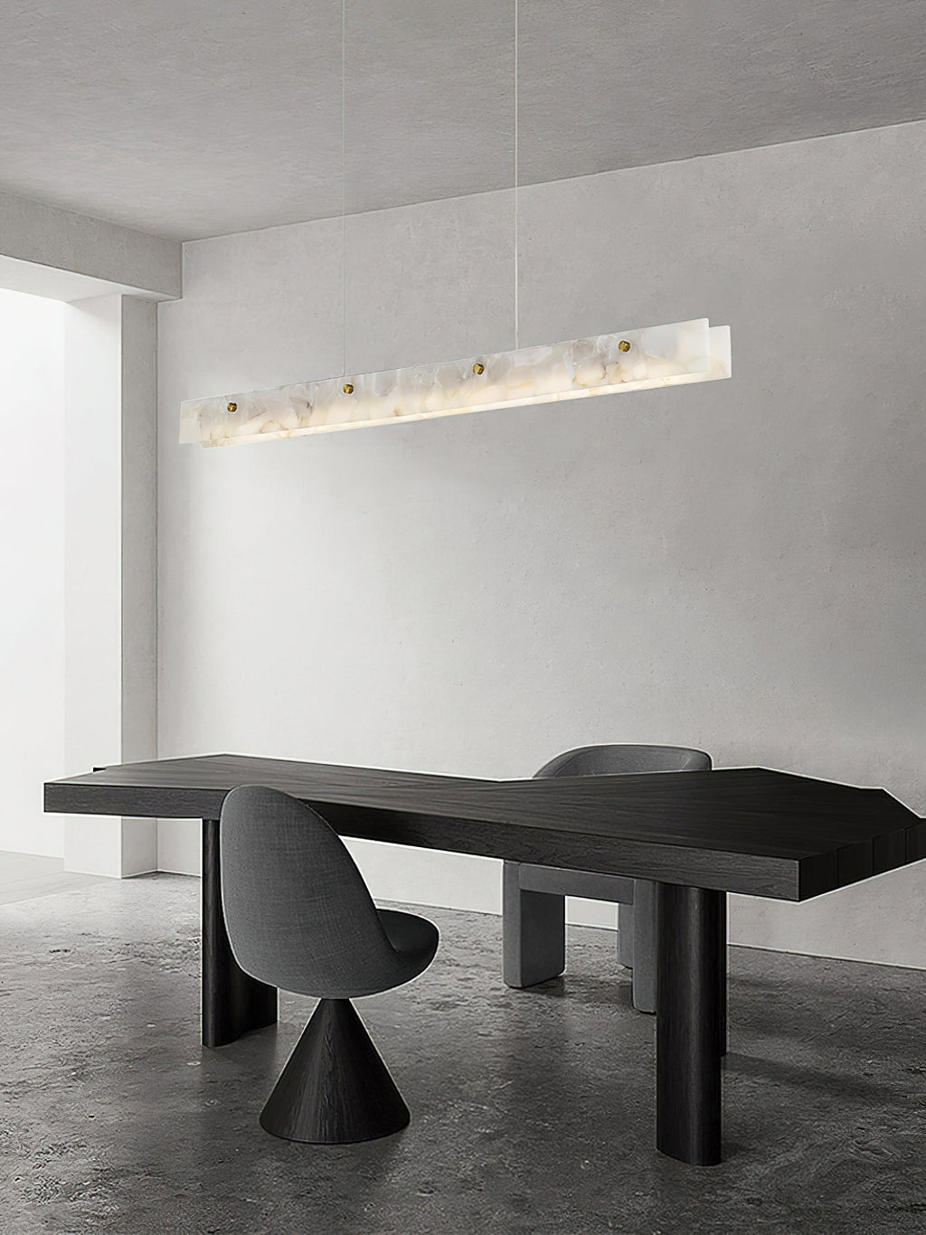 Alabaster LED Linear Pendant Light — view 21
