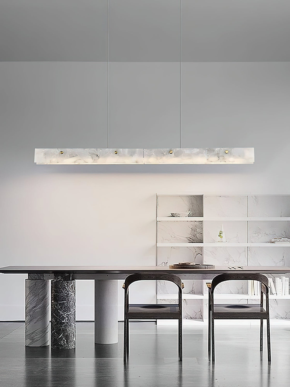 Alabaster LED Linear Pendant Light — view 23