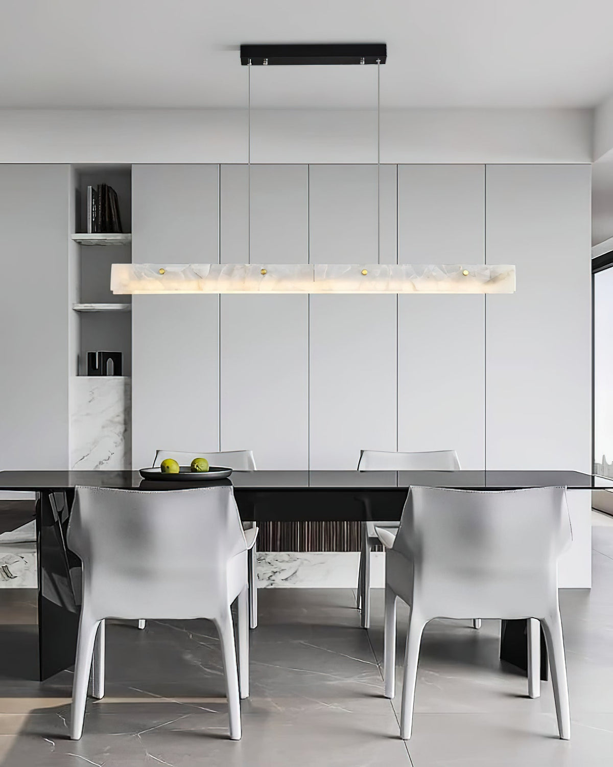 Alabaster LED Linear Pendant Light — view 25