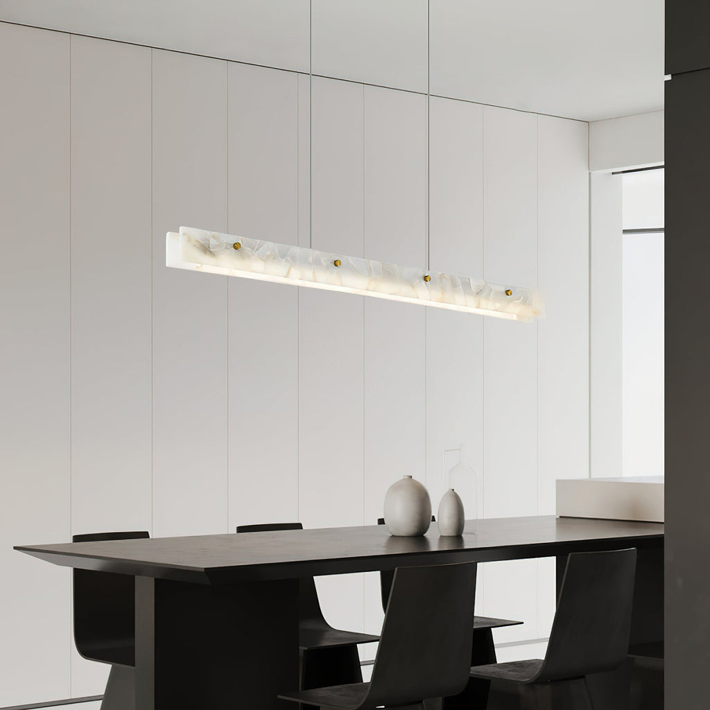 Alabaster LED Linear Pendant Light — view 13