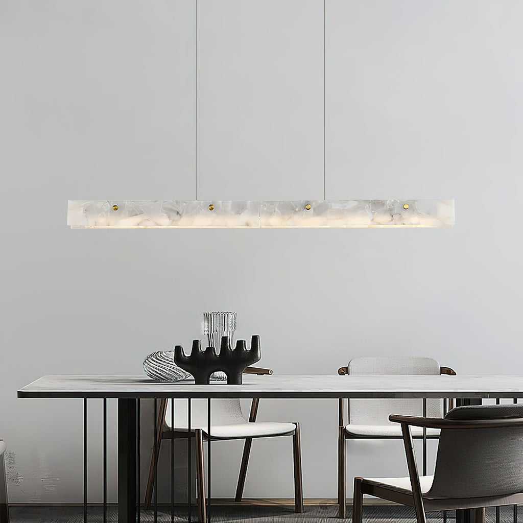 Alabaster LED Linear Pendant Light — view 14