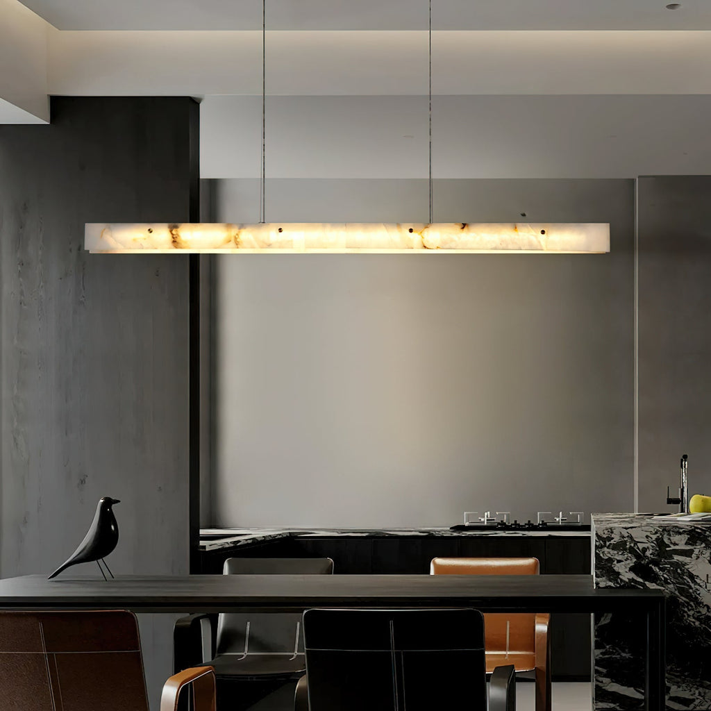 Alabaster LED Linear Pendant Light — view 15