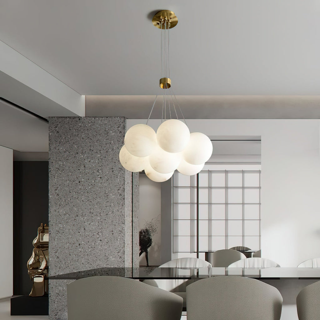Alabaster Lunar Chandelier — view 6