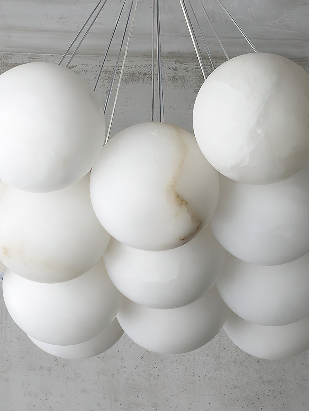 Alabaster Lunar Chandelier — view 22