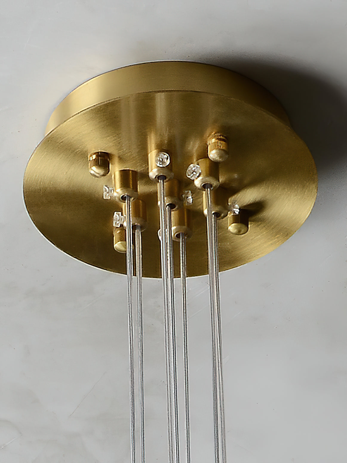 Alabaster Lunar Chandelier — view 24