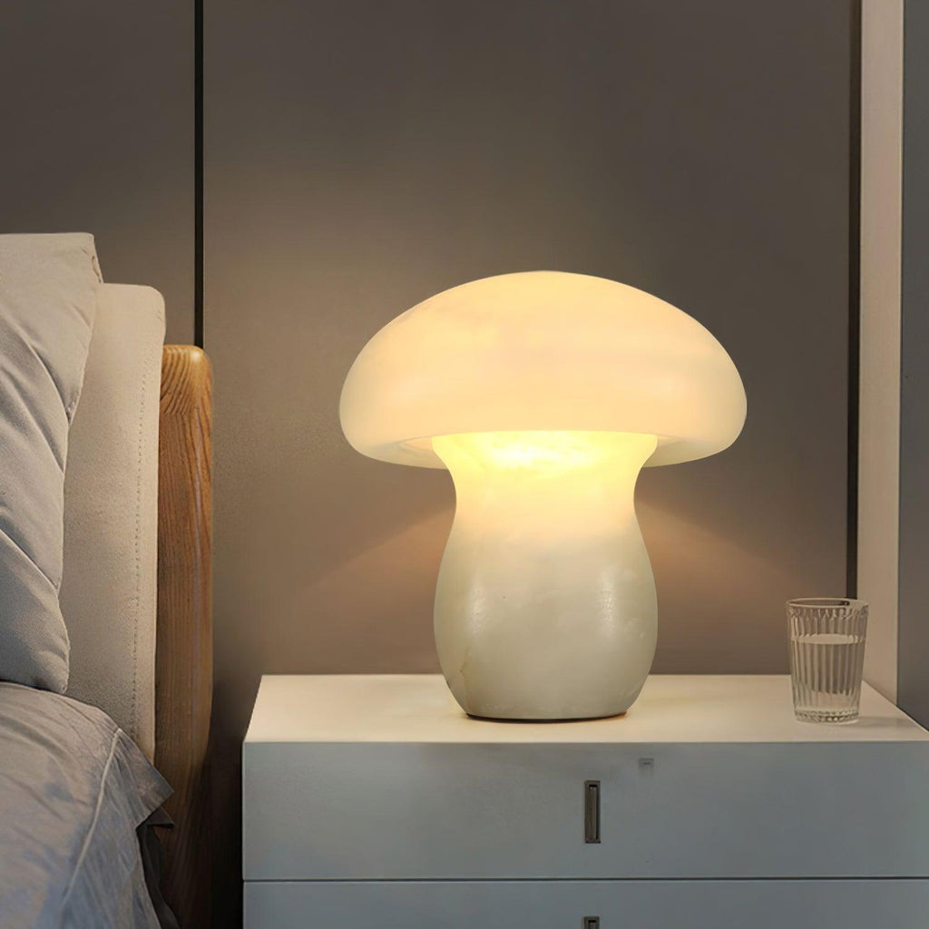 Alabaster Mushroom Table Lamp — view 4