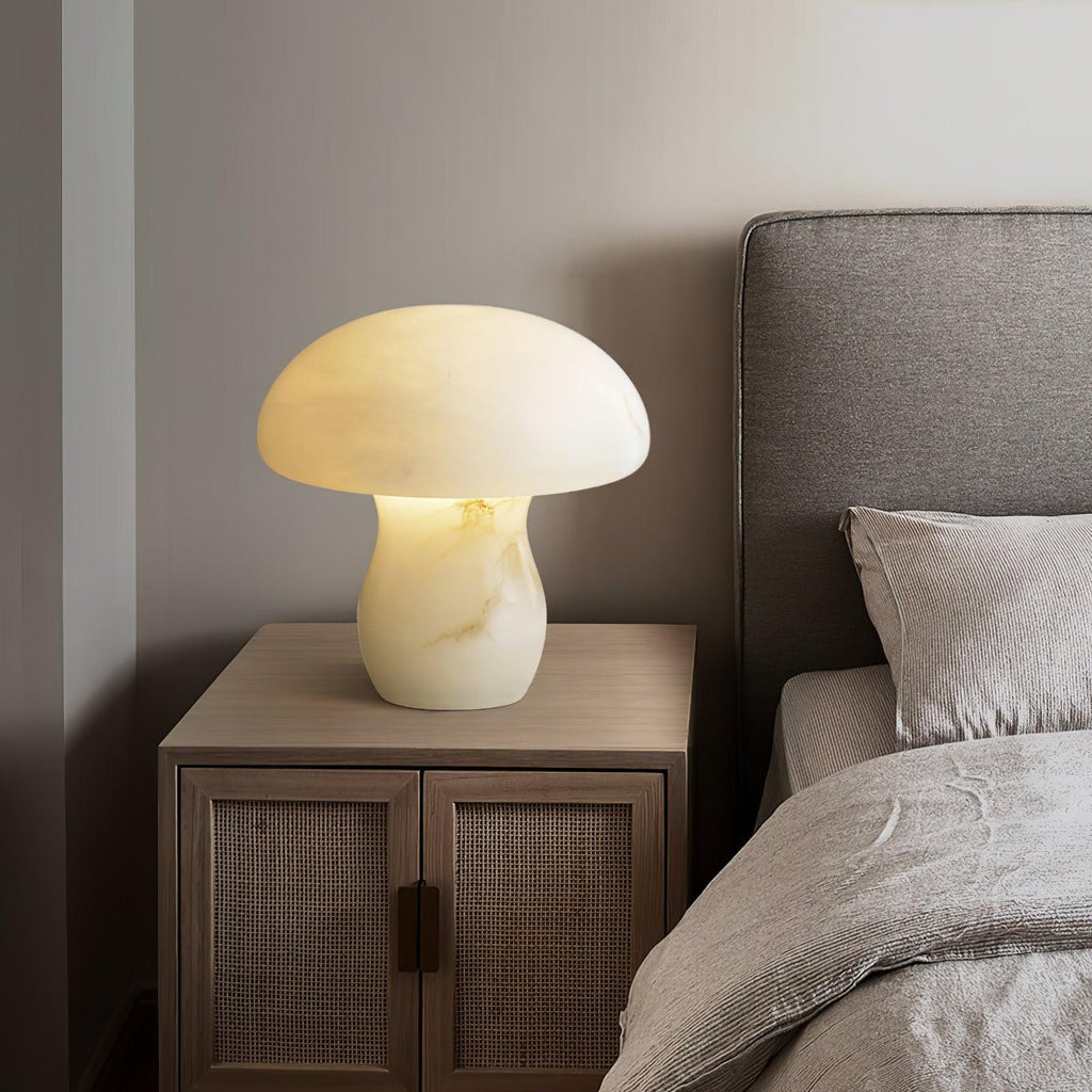 Alabaster Mushroom Table Lamp — view 5