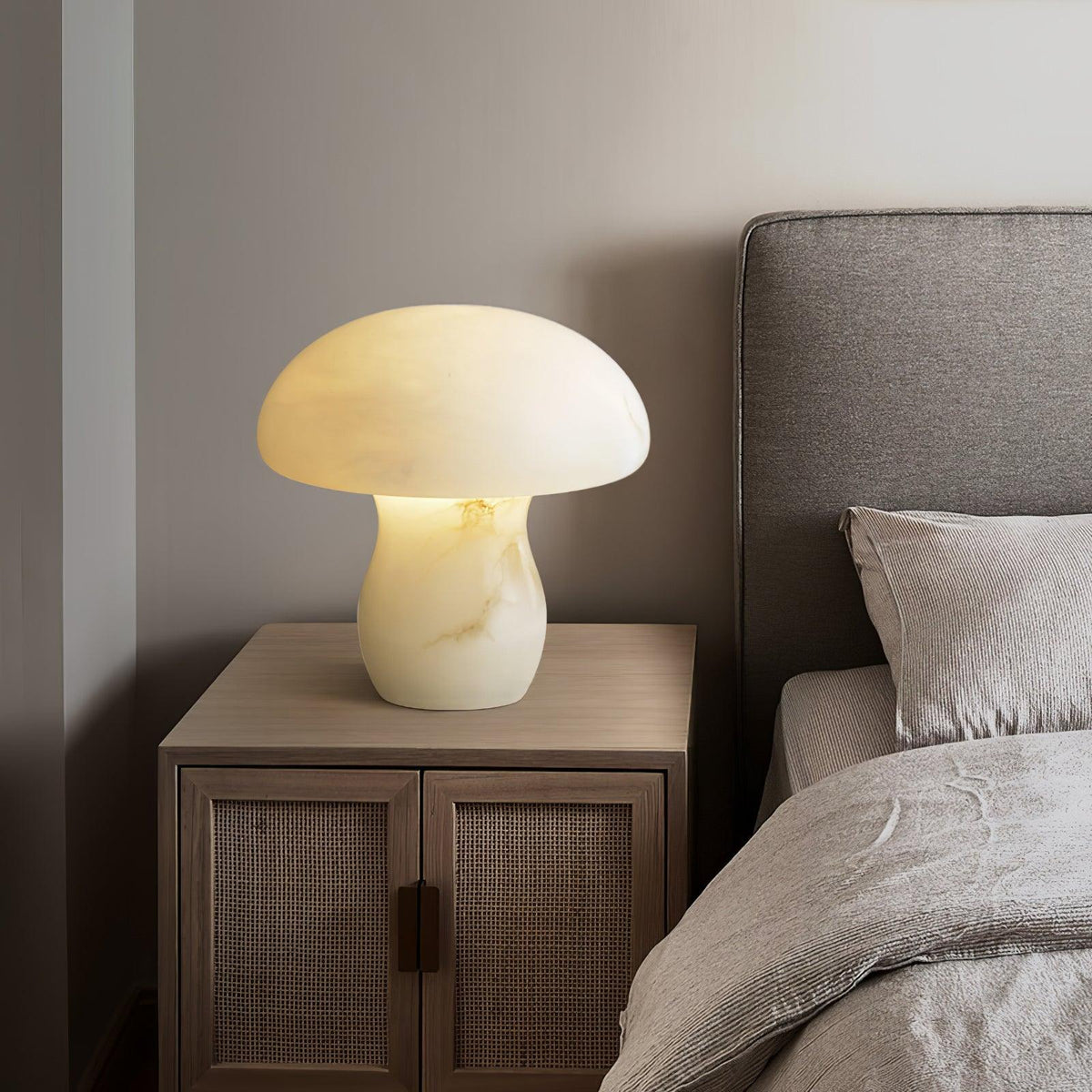 Alabaster Mushroom Table Lamp — view 5