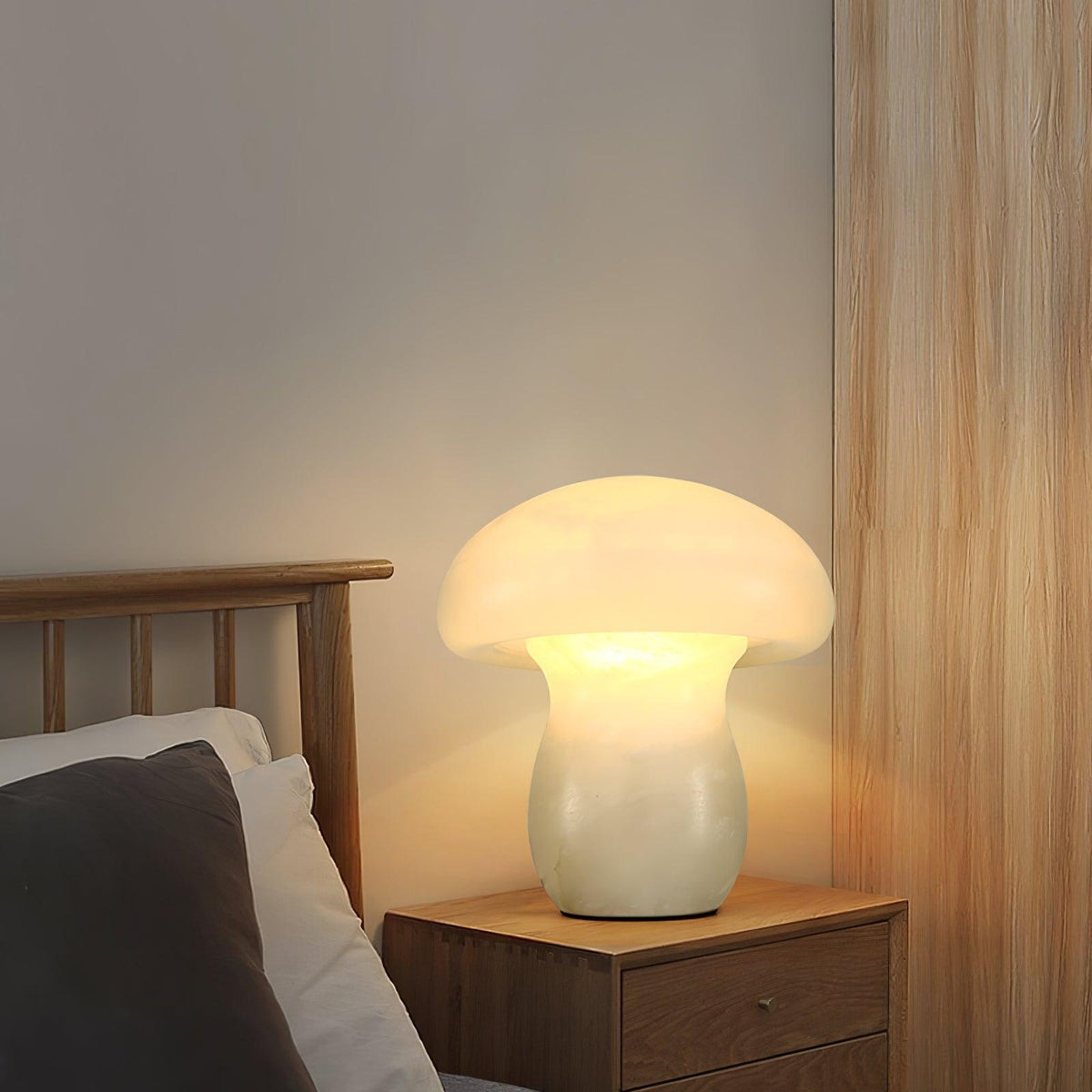 Alabaster Mushroom Table Lamp — view 9