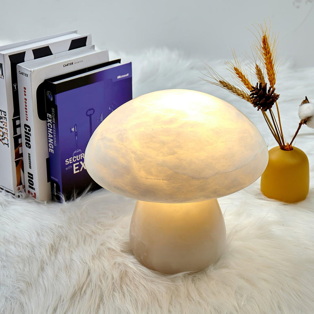 Alabaster Mushroom Table Lamp — view 11