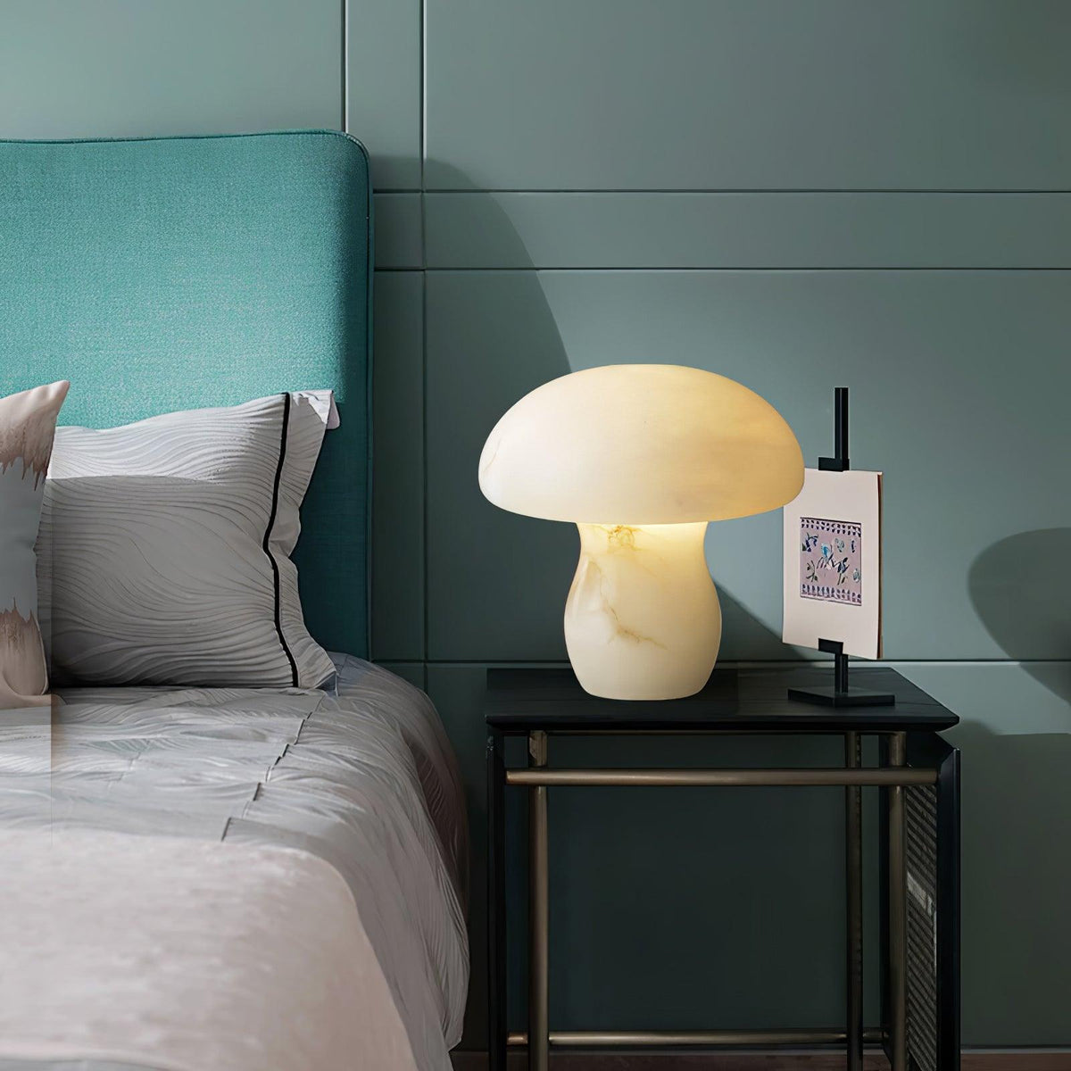 Alabaster Mushroom Table Lamp — view 12