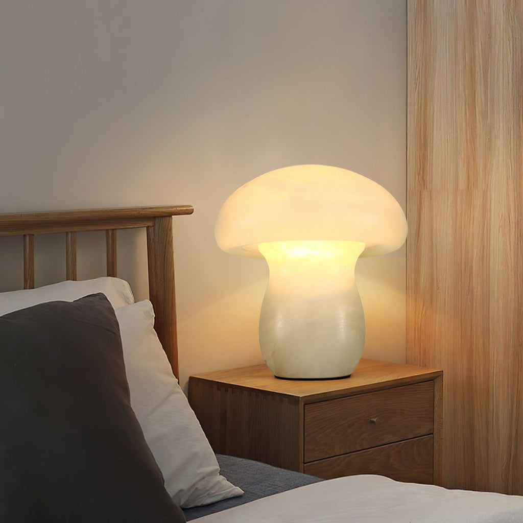 Alabaster Mushroom Table Lamp — view 14