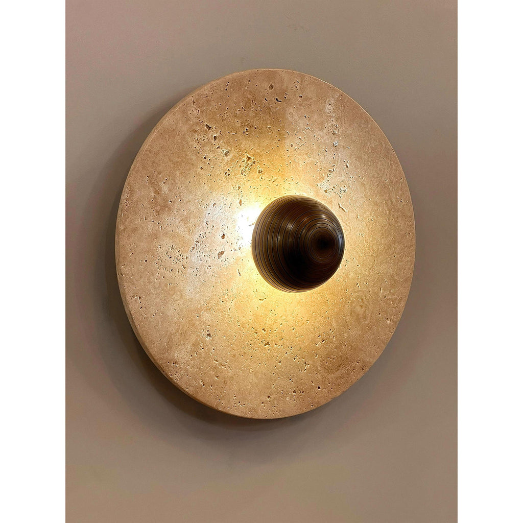 Alese Travertine Wall Lamp — view 6