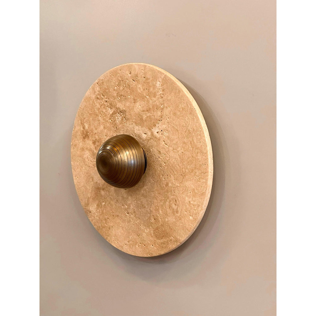 Alese Travertine Wall Lamp — view 8