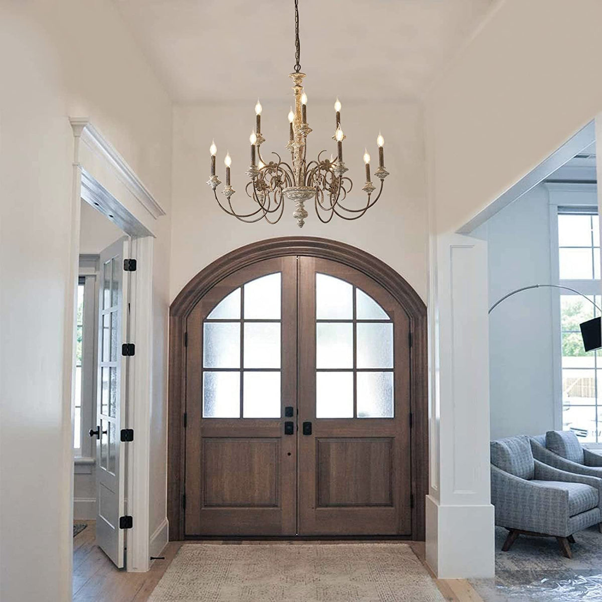 Alessandro Candle Chandelier — view 4