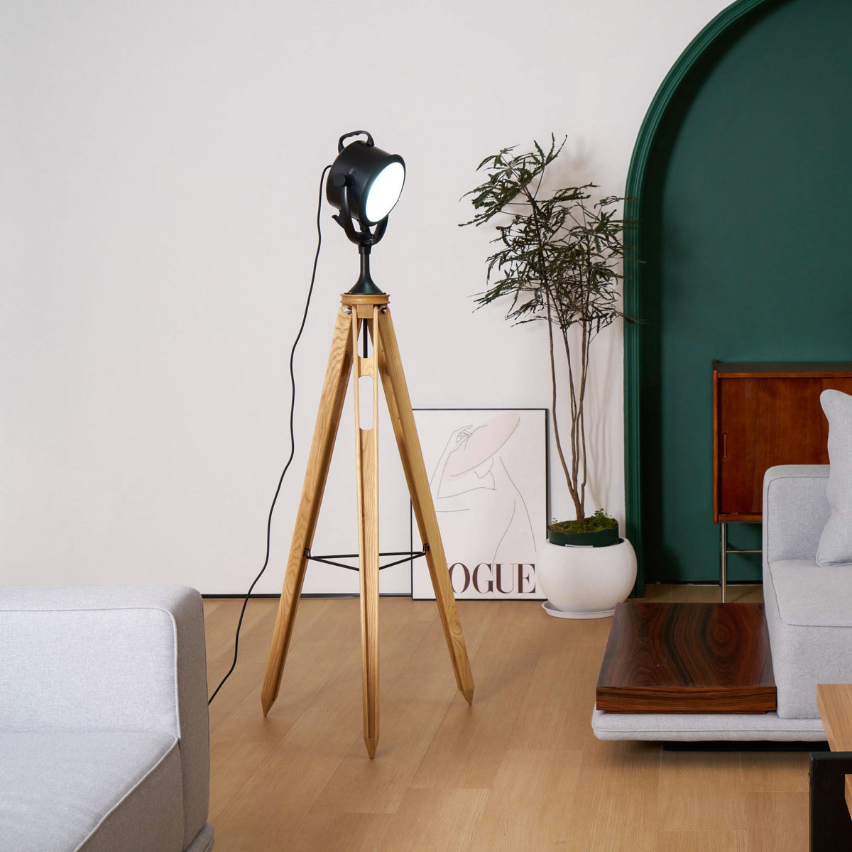 Alfred Tripod Floor Lamp — view 6