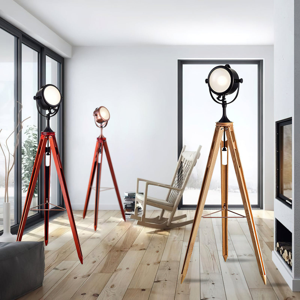 Alfred Tripod Floor Lamp — view 2