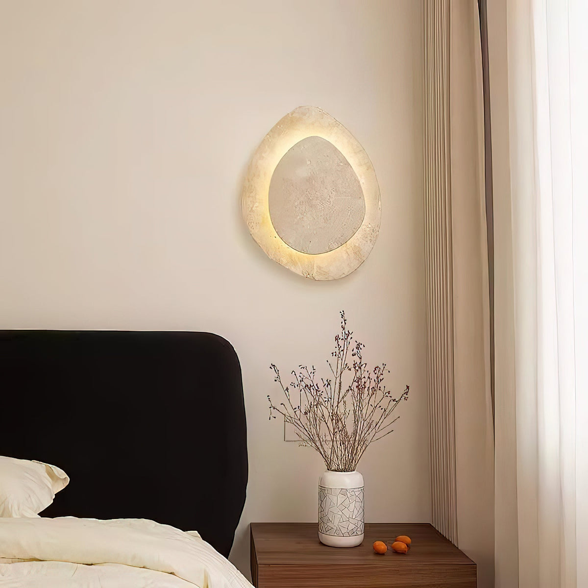 Alice Travertine Wall Lamp — view 4