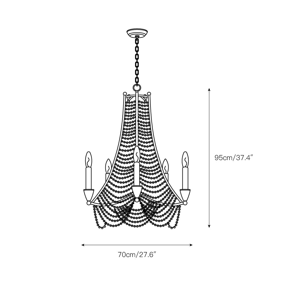 Allenglade Crystal Chandelier — view 4