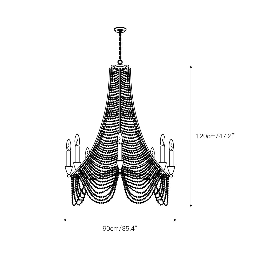 Allenglade Crystal Chandelier — view 5