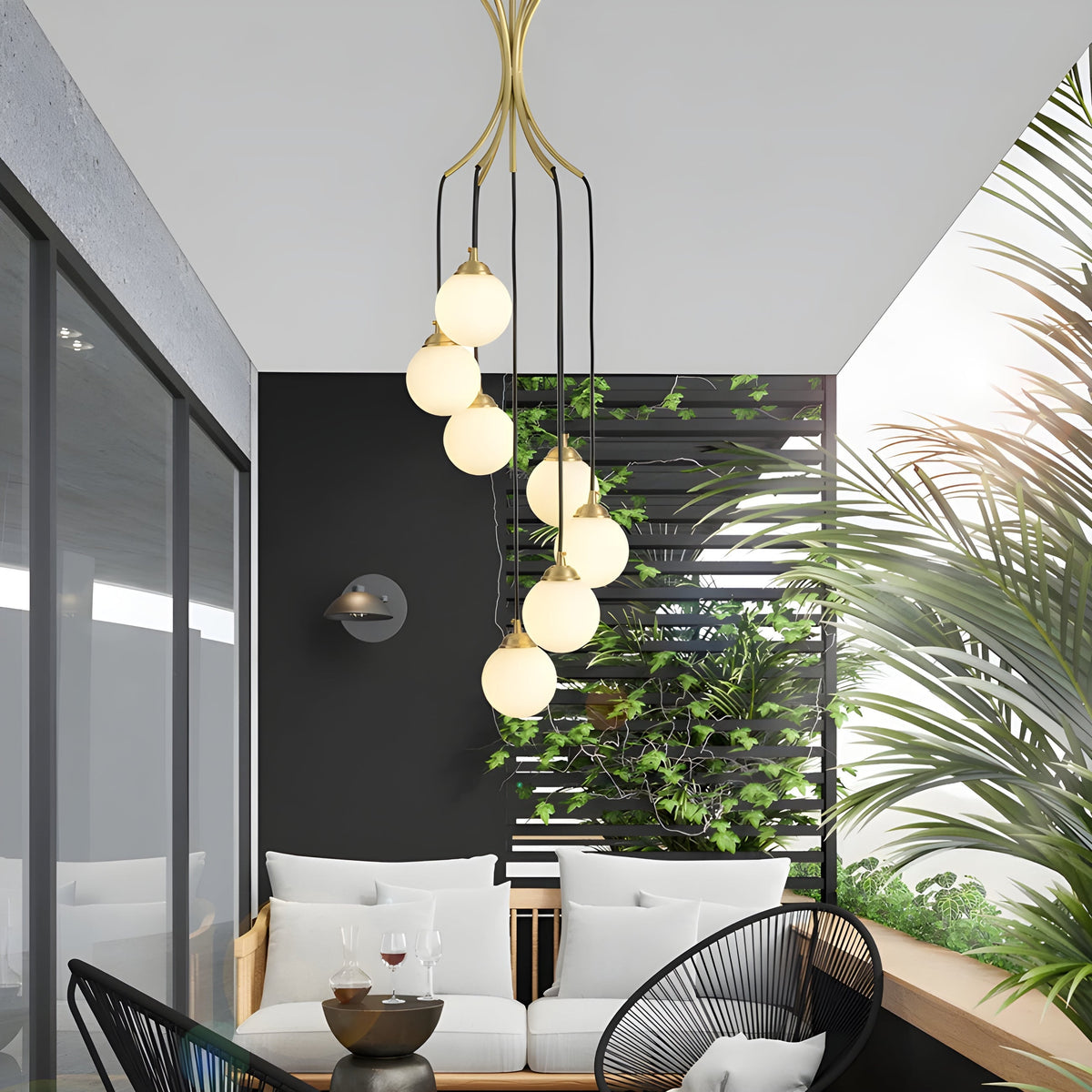Alliyana Ball Drop Chandelier — view 5