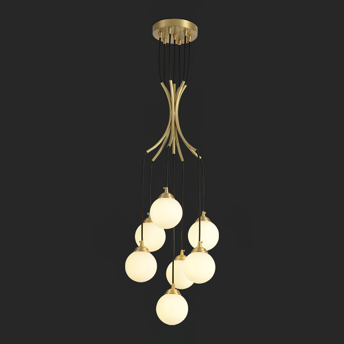 Alliyana Ball Drop Chandelier — view 17