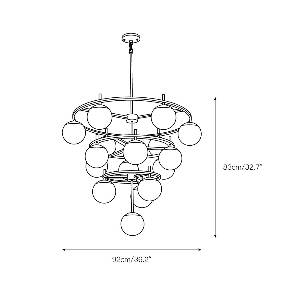 Alluria Chandelier — view 5