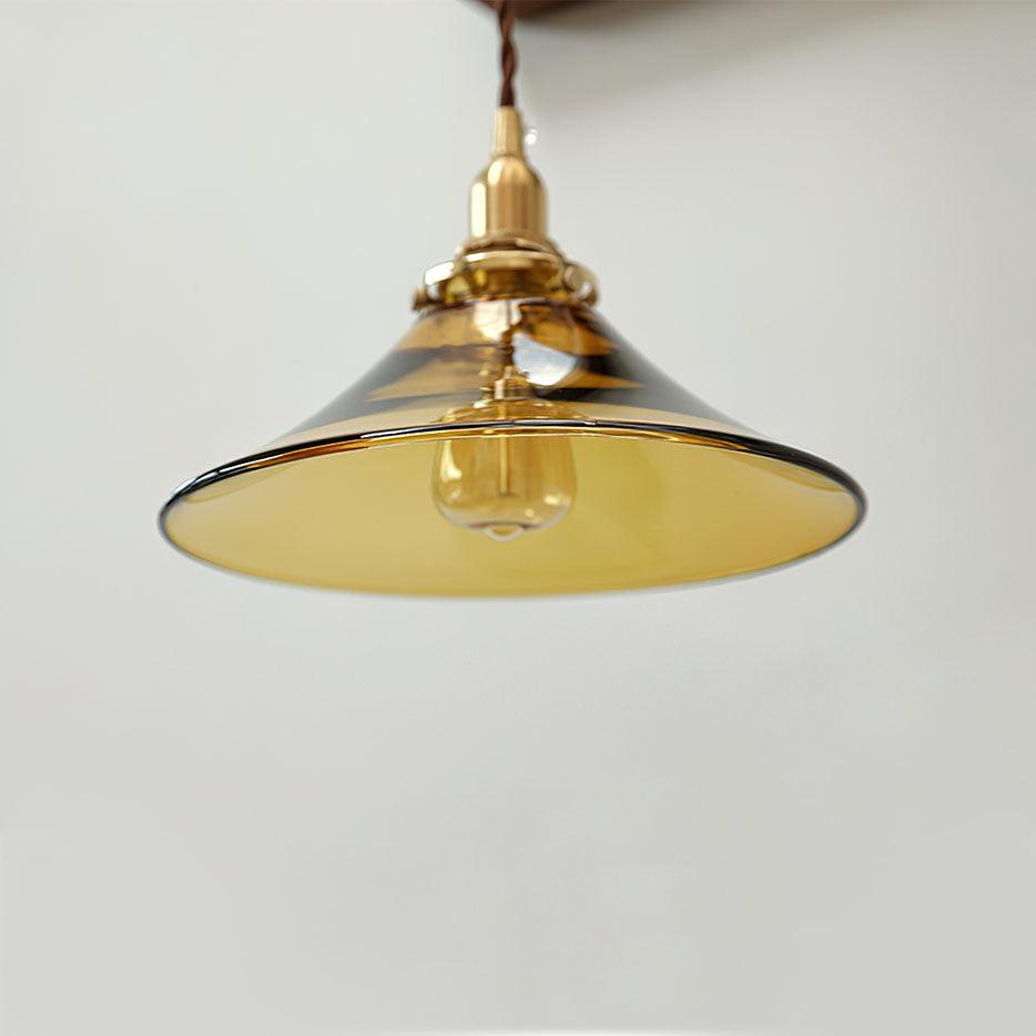 Amber Glass Pendant Light — view 8