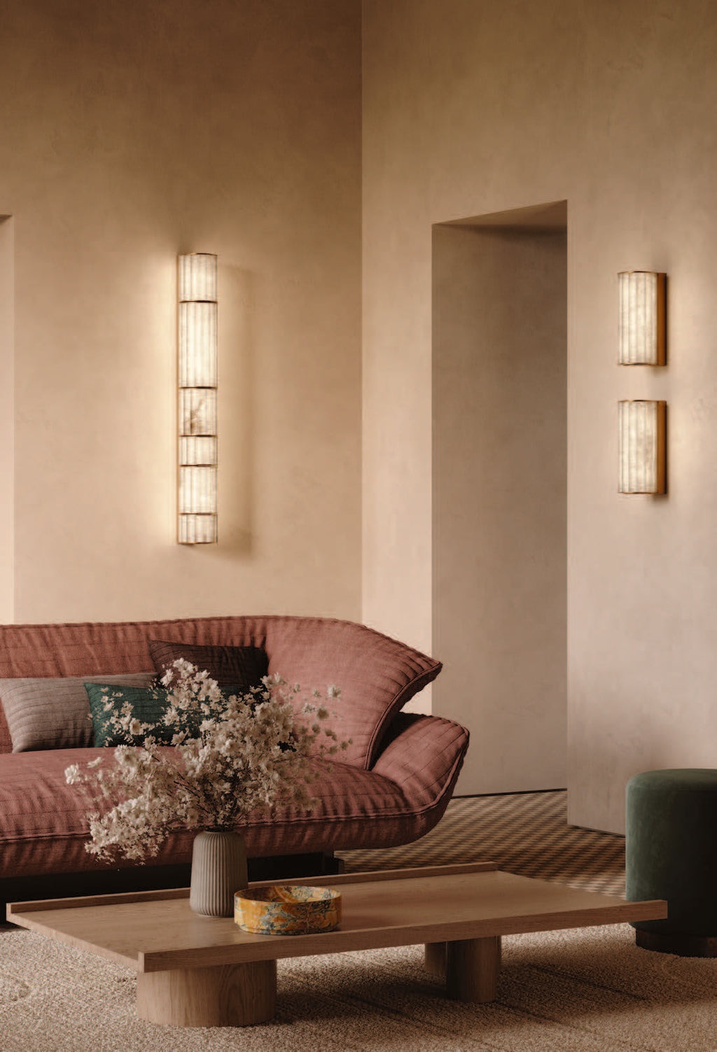 Apadana Alabaster Wall Lamp — view 2