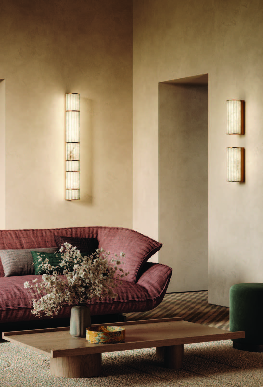 Apadana Alabaster Wall Lamp — view 2