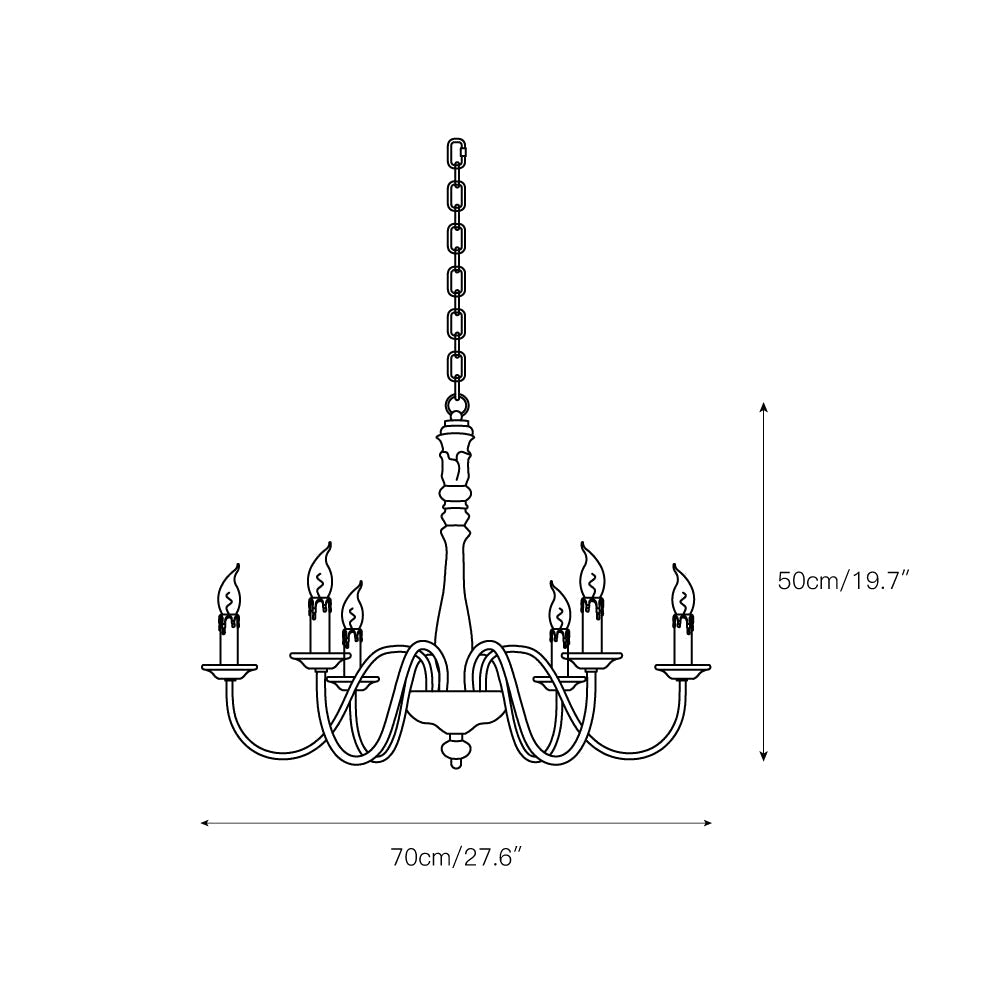 Apalachicola Chandelier — view 3