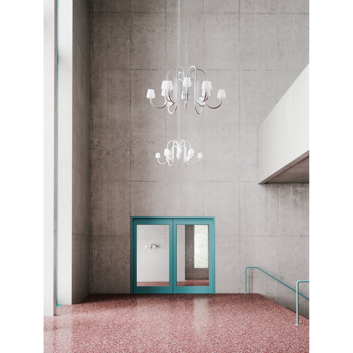 Apollo Glass Chandelier — view 15