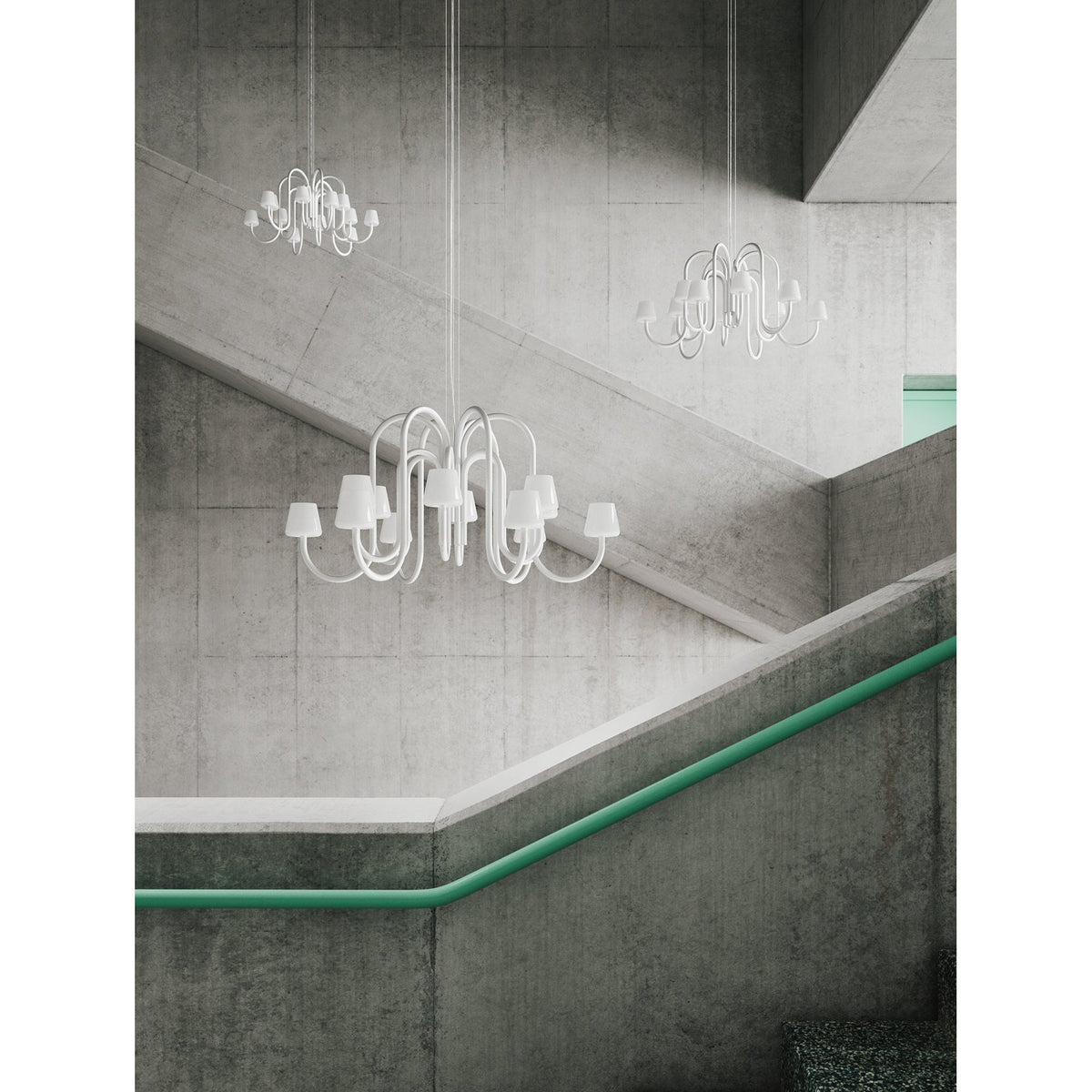 Apollo Glass Chandelier — view 18