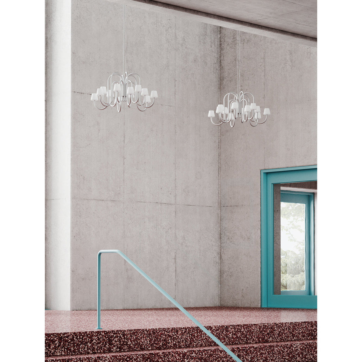 Apollo Glass Chandelier — view 19