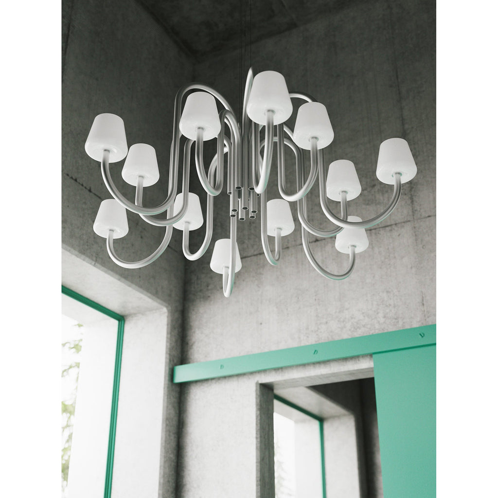 Apollo Glass Chandelier — view 20