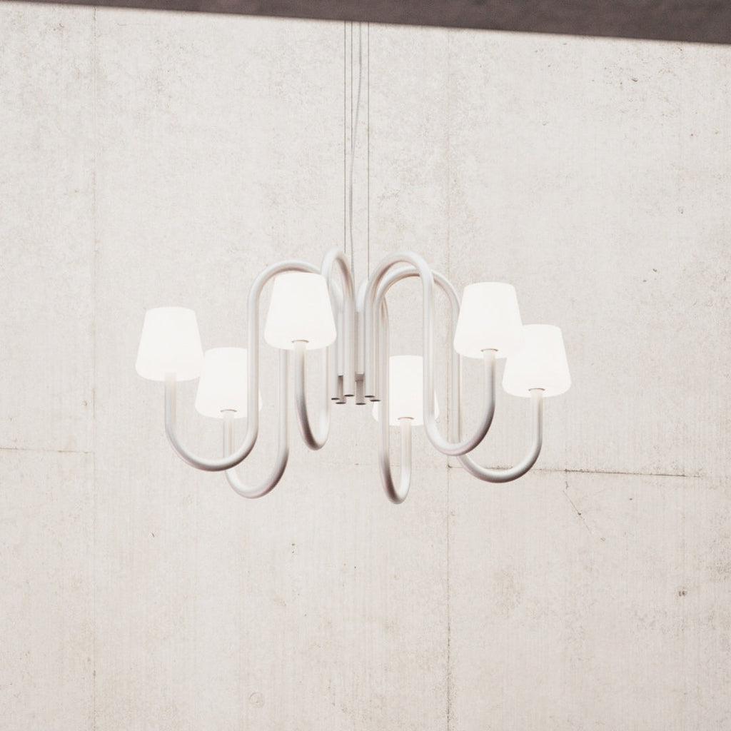 Apollo Glass Chandelier — view 23