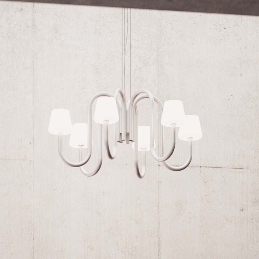 Apollo Glass Chandelier — view 23
