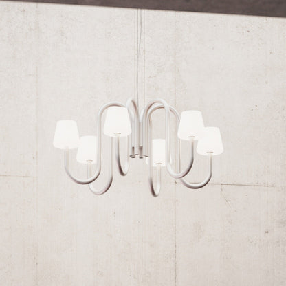 Apollo Glass Chandelier