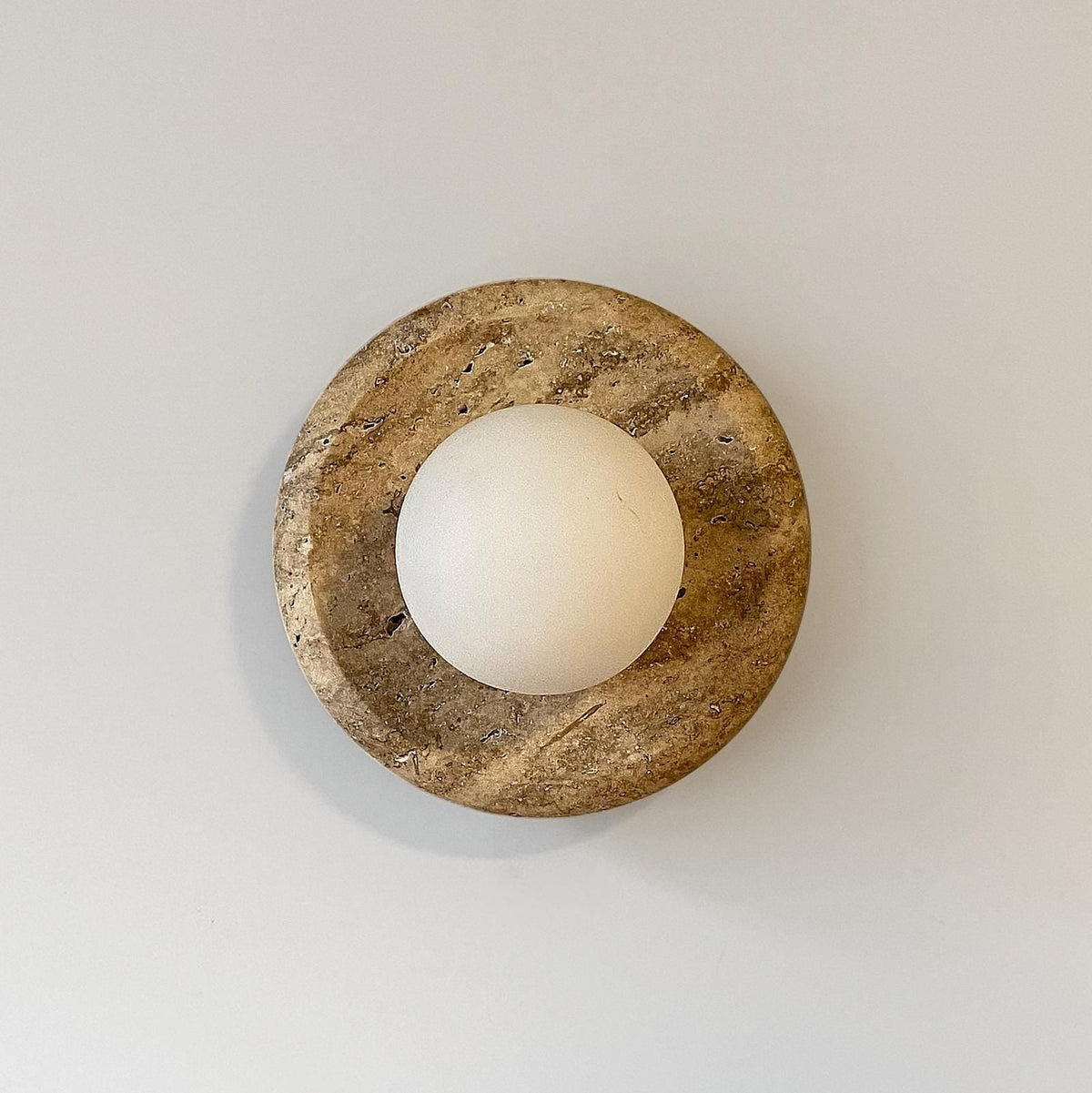 Apricity Travertine Wall Lamp — view 6
