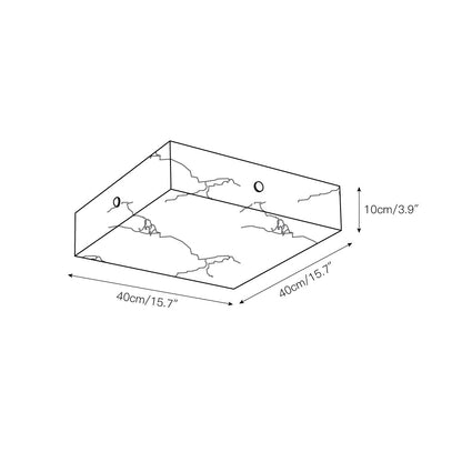 Arca Alabaster Flushmount Ceiling Light
