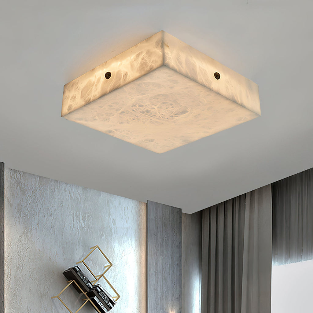 Arca Alabaster Flushmount Ceiling Light — view 15